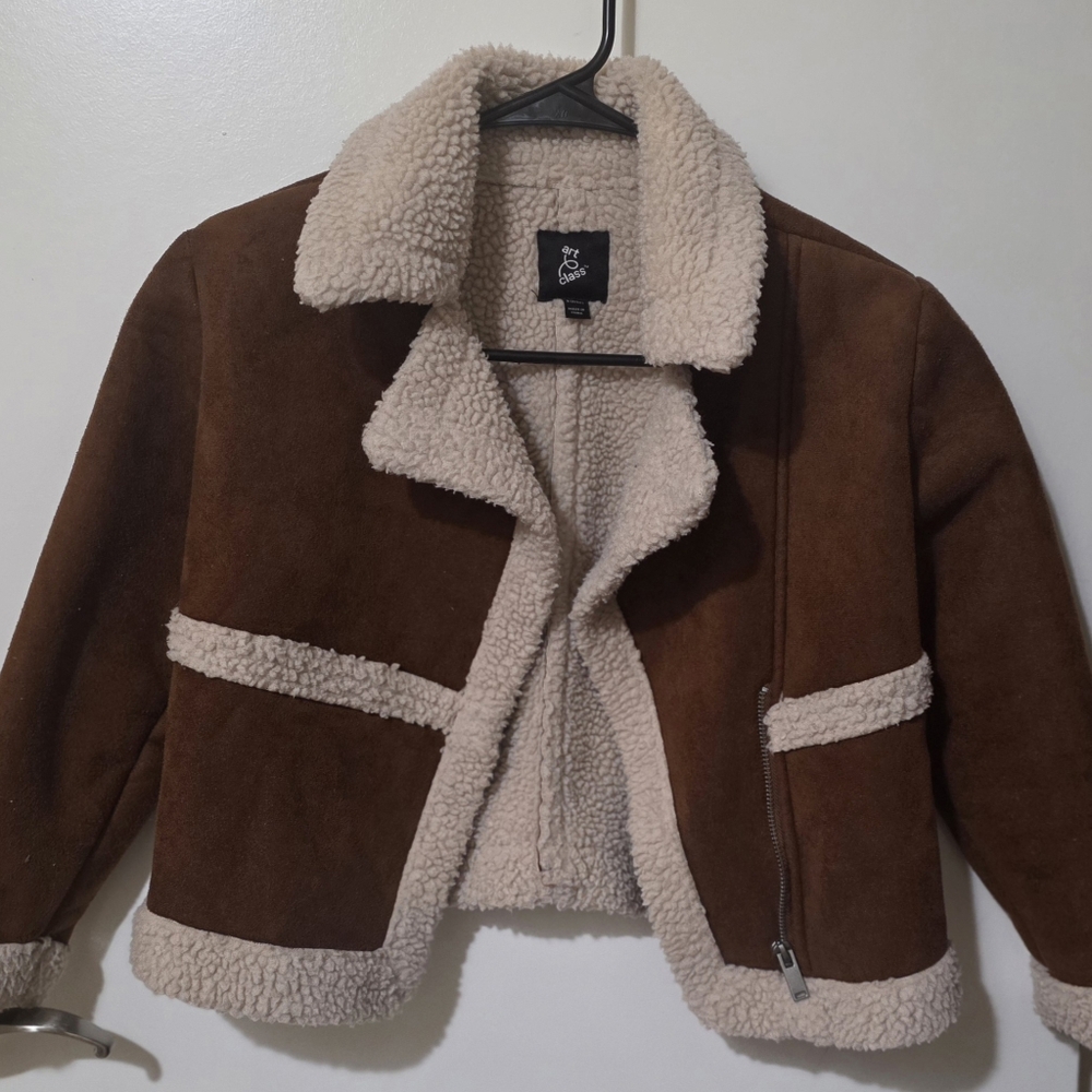 Brown Shearling Jacket